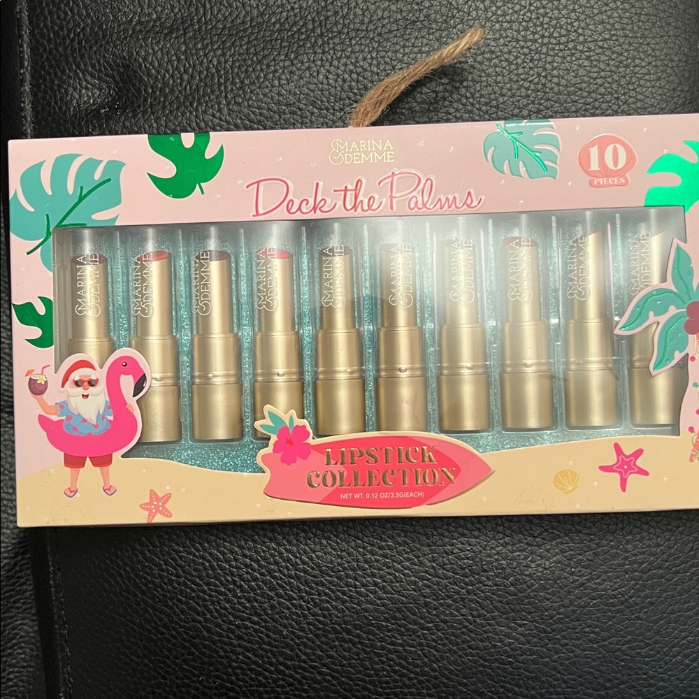 MARINA & DEMME DECK THE PALMS 10pieces-LIPSTICK COLLECTION-NIB - Picture 5 of 5